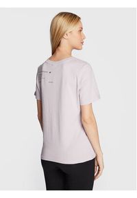 4f - 4F T-Shirt H4Z22-TSD025 Fioletowy Regular Fit. Kolor: fioletowy. Materiał: bawełna