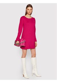 Rinascimento Sukienka codzienna CFC0018227002 Różowy Regular Fit. Okazja: na co dzień. Kolor: różowy. Materiał: wiskoza. Typ sukienki: proste. Styl: casual #4