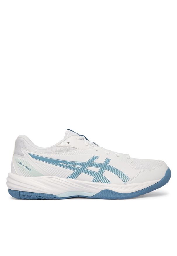Asics Buty halowe Gel-Task 4 1071A103 Biały. Kolor: biały. Materiał: skóra