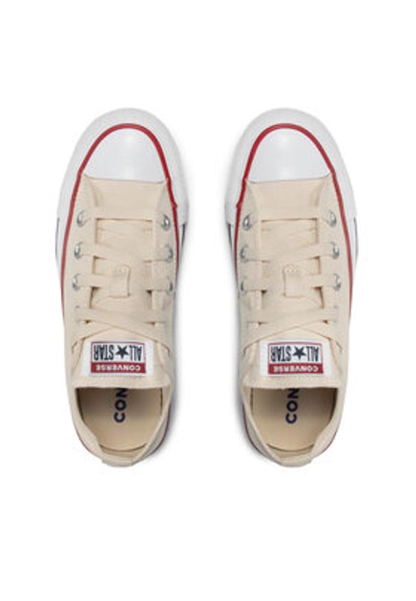 Converse Trampki Chuck Taylor All Star Ox 159485C Beżowy. Kolor: beżowy. Materiał: materiał