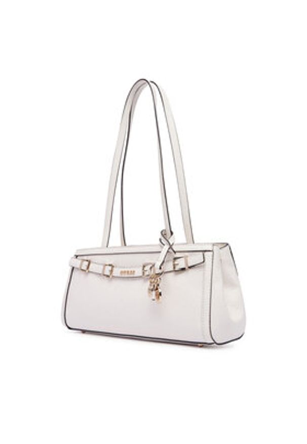 Guess Torebka Dovie HWKG99 09080 Kremowy. Kolor: kremowy. Materiał: skórzane
