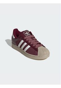 Adidas - adidas Sneakersy Superstar II KJ9949 Bordowy. Kolor: czerwony. Materiał: zamsz, skóra. Model: Adidas Superstar #4