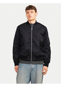 Jack & Jones Kurtka bomber Ocean 12256857 Czarny Regular Fit. Kolor: czarny. Materiał: syntetyk #1