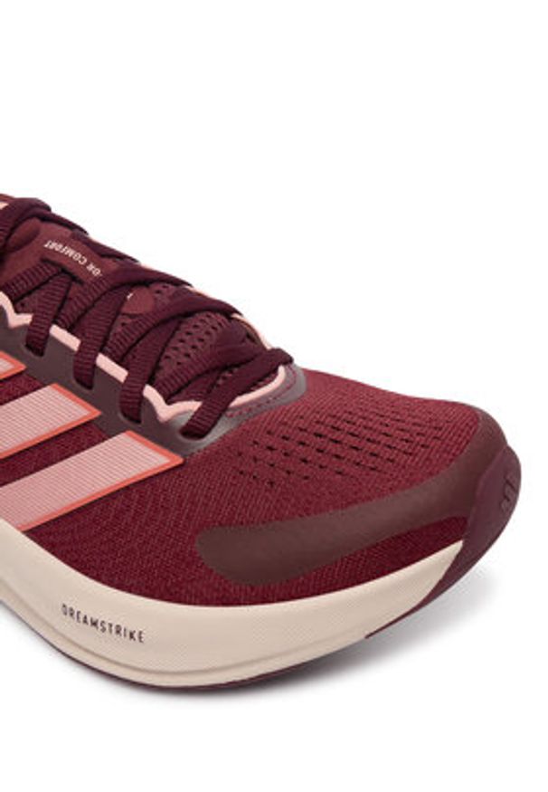 Adidas - adidas Buty do biegania Supernova Ease 2 W JQ1822 Bordowy. Kolor: czerwony. Materiał: materiał