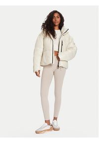 Adidas by Stella McCartney - adidas by Stella McCartney Kurtka zimowa JV8548 Beżowy Loose Fit. Kolor: beżowy. Materiał: syntetyk. Sezon: zima #6