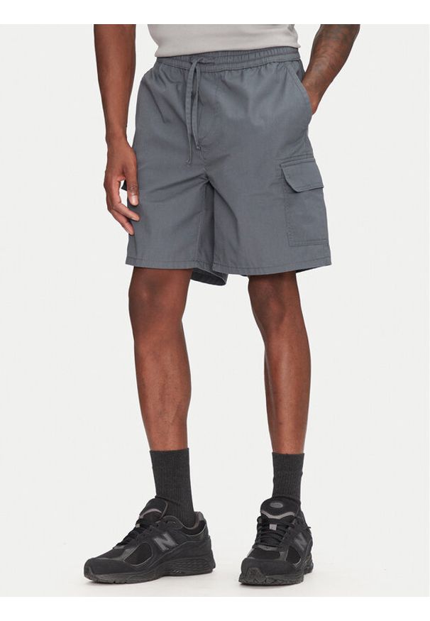 Only & Sons Szorty sportowe Kal 22034462 Szary Slim Fit. Kolor: szary. Materiał: bawełna. Styl: sportowy