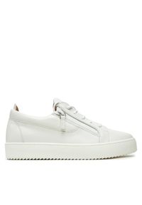 Giuseppe Zanotti - GIUSEPPE ZANOTTI Sneakersy RU40035 Biały. Kolor: biały. Materiał: skóra