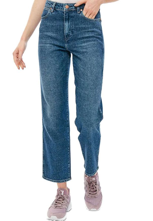 Wrangler - WRANGLER RETRO-STRAIGHT DAMSKIE SPODNIE JEANSOWE JEANSY DŻINSY YUCCA VALLEY W238TN21X. Styl: retro