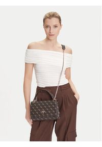 Guess Torebka Noelle II HWQG96 72210 Brązowy. Kolor: brązowy. Materiał: skórzane #5