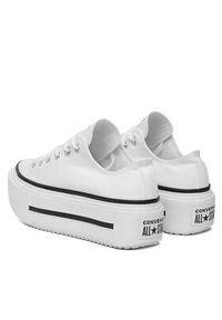 Converse Trampki Chuck Taylor All Star Lift Double Stack Platform A15491C Biały. Kolor: biały. Materiał: materiał. Obcas: na platformie #6