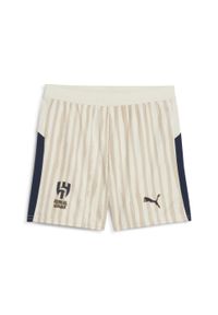 Puma - Młodzieżowe szorty KIDSUPER × AL-HILAL SFC PUMA Alpine Snow Club Navy White Blue. Kolor: biały, niebieski, wielokolorowy. Sezon: lato. Sport: piłka nożna