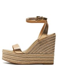 MICHAEL Michael Kors Espadryle 40S4LGHS2M Złoty. Kolor: złoty. Materiał: skóra