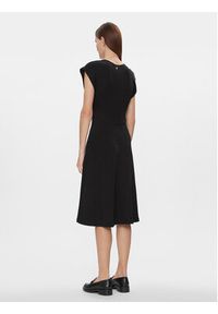 TOMMY HILFIGER - Tommy Hilfiger Sukienka codzienna WW0WW40731 Czarny Regular Fit. Okazja: na co dzień. Kolor: czarny. Materiał: bawełna, lyocell. Typ sukienki: proste. Styl: casual #2
