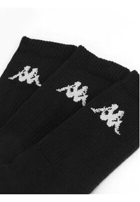 Kappa Zestaw 3 par wysokich skarpet unisex Z4448_AW24 (3-PACK) Czarny. Kolor: czarny. Materiał: bawełna #3