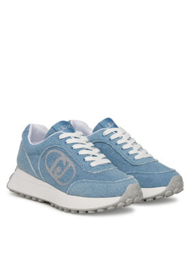 Liu Jo Sneakersy Lolo 18 BA5003 TX054 Niebieski. Kolor: niebieski. Materiał: materiał