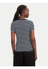 Tommy Jeans T-Shirt DW0DW17383 Granatowy Regular Fit. Kolor: niebieski. Materiał: bawełna #5