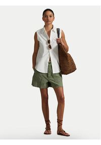 Polo Ralph Lauren Koszula 211968992001 Biały Classic Fit. Typ kołnierza: polo. Kolor: biały. Materiał: bawełna