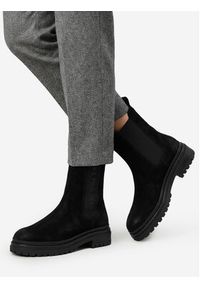 U.S. Polo Assn. Sztyblety CEO-VIZAG001W/ELE1 Czarny. Kolor: czarny. Materiał: zamsz, skóra #7