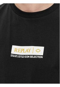 Replay T-Shirt M6755.000.2660 Czarny Regular Fit. Kolor: czarny. Materiał: bawełna #4