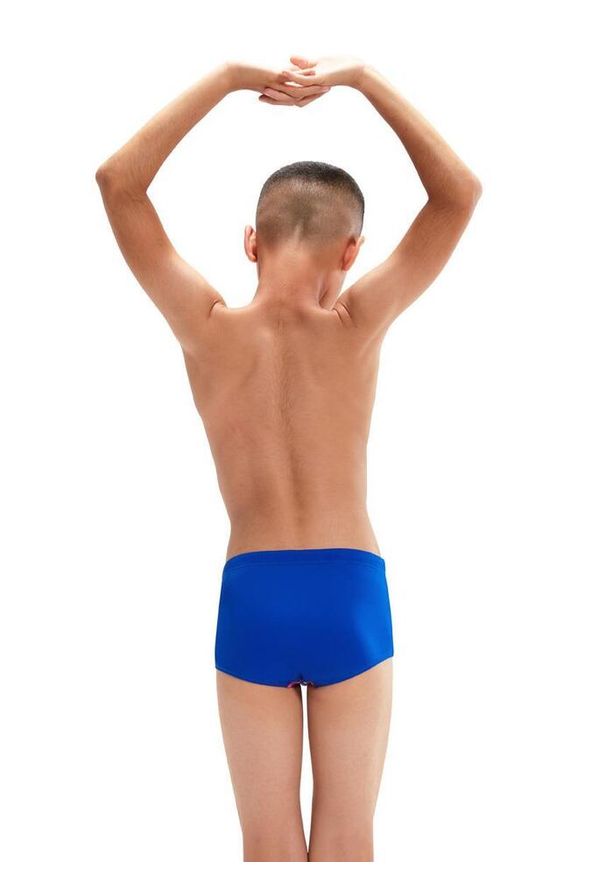 Spodenki kąpielówki dla dzieci Speedo Allover. Kolor: niebieski. Materiał: lycra, poliester. Wzór: kolorowy, nadruk