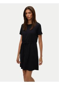 Vero Moda Sukienka codzienna Luna 10325626 Czarny Regular Fit. Okazja: na co dzień. Kolor: czarny. Materiał: bawełna. Typ sukienki: proste. Styl: casual #1