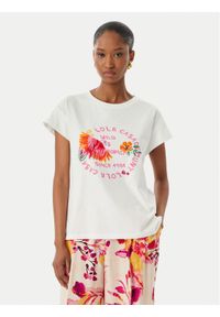 LOLA CASADEMUNT T-Shirt LS2615010 Biały Regular Fit. Kolor: biały. Materiał: bawełna #1