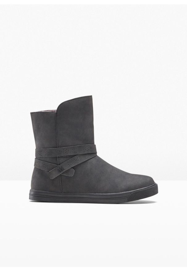 bonprix - Botki. Kolor: szary. Sezon: zima
