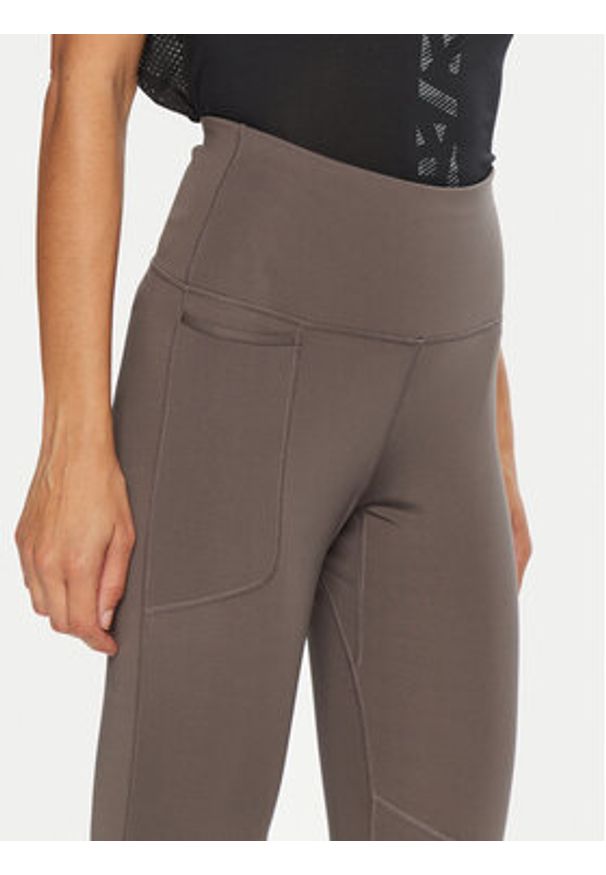 Adidas - adidas Legginsy Terrex Multi IP6883 Brązowy Slim Fit. Kolor: brązowy. Materiał: syntetyk