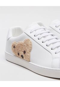 PALM ANGELS - Skórzane sneakersy Teddy Bear. Kolor: biały. Materiał: skóra. Szerokość cholewki: normalna. Wzór: aplikacja #7
