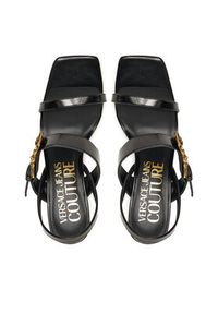 Versace Jeans Couture Sandały 79VA3S71 Czarny. Kolor: czarny. Materiał: skóra #4