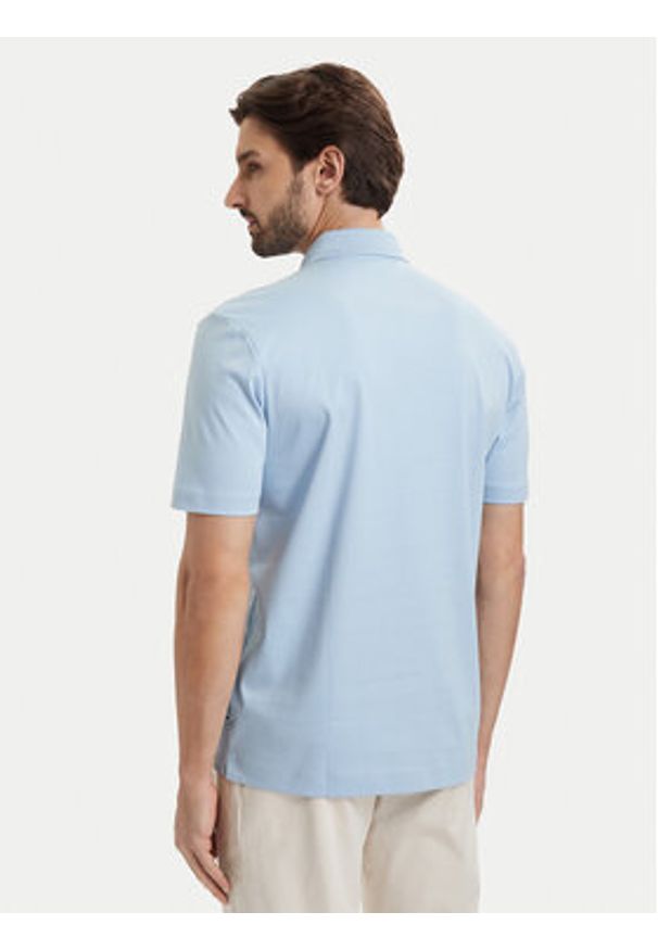 BOSS Polo C-Parris 50555829 Niebieski jasny Regular Fit. Typ kołnierza: polo. Kolor: niebieski. Materiał: bawełna