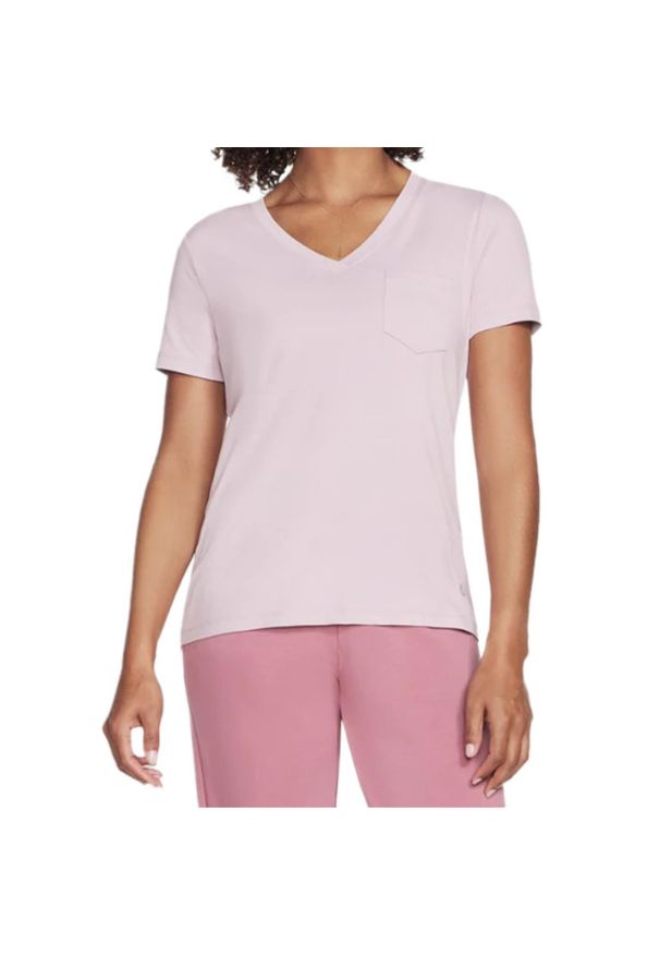 skechers - Koszulka Damska Skechers. Kolor: różowy