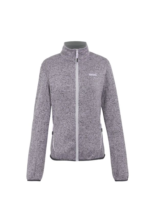 Regatta - Bluza Polarowa Damska Pełen Suwak Newhill II. Kolor: fioletowy, różowy, wielokolorowy. Materiał: polar. Sezon: zima. Styl: sportowy. Sport: turystyka piesza