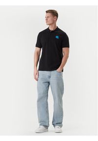 Karl Lagerfeld - KARL LAGERFELD Polo 745015 562231 Czarny Regular Fit. Typ kołnierza: polo. Kolor: czarny. Materiał: bawełna #3
