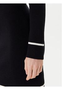 Liu Jo Sukienka dzianinowa TF5253 MS63L Czarny Regular Fit. Kolor: czarny. Materiał: wiskoza #4