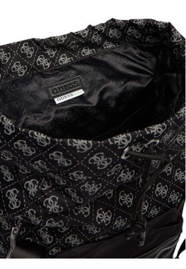 Guess Plecak HMBENP P6111 Czarny. Kolor: czarny. Materiał: materiał