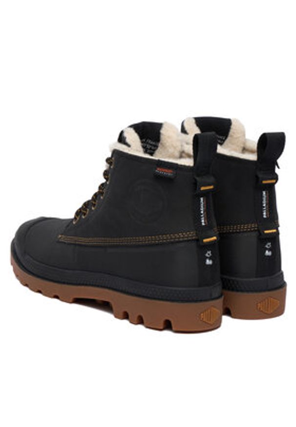 Palladium Trapery Pampa Duck Wl Wp+ 79547-008-M Czarny. Kolor: czarny. Materiał: materiał