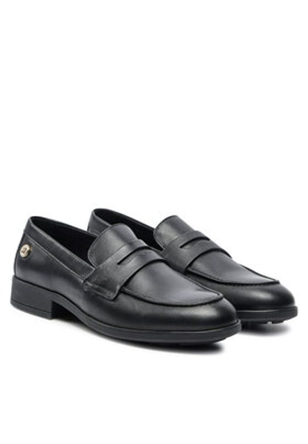 TOMMY HILFIGER - Tommy Hilfiger Lordsy FW0FW08312 Czarny. Kolor: czarny. Materiał: skóra