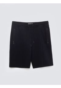 Big-Star - Szorty męskie dresowe czarne Wladorsh 906. Okazja: na co dzień. Kolor: czarny. Materiał: dresówka. Wzór: nadruk, ze splotem. Styl: wizytowy, casual, sportowy #3