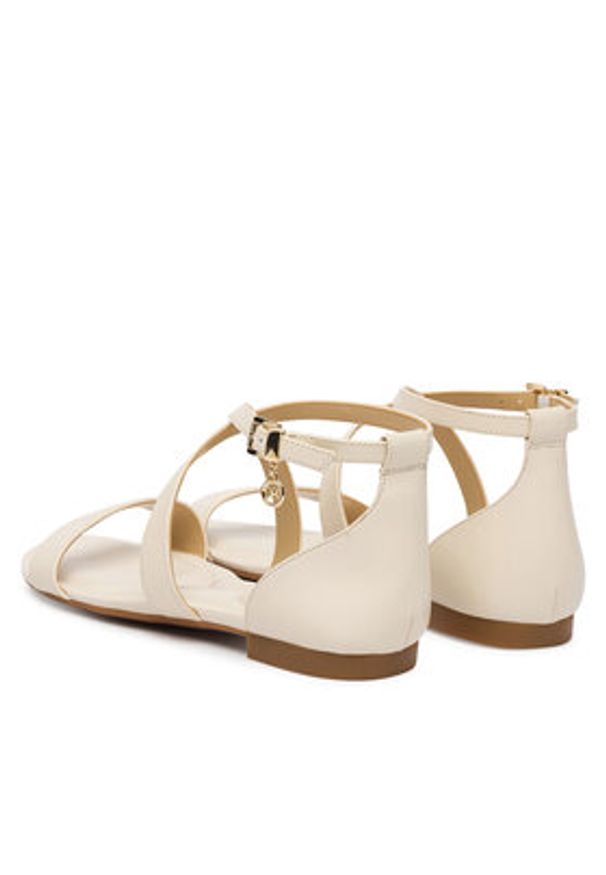 MICHAEL Michael Kors Sandały Alexa Flex Flat 40S6AXFS1L Écru. Kolor: kremowy. Materiał: skóra