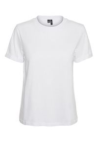 Vero Moda T-Shirt Paula 10243889 Biały Regular Fit. Kolor: biały. Materiał: bawełna #5