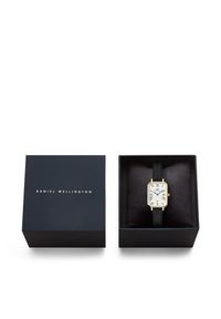 Daniel Wellington Zegarek Quadro Roman Numerals Date DW00100865 Czarny. Kolor: czarny