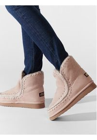 Mou Śniegowce Eskimo 18 FW101001A Różowy. Kolor: różowy. Materiał: zamsz, skóra #5