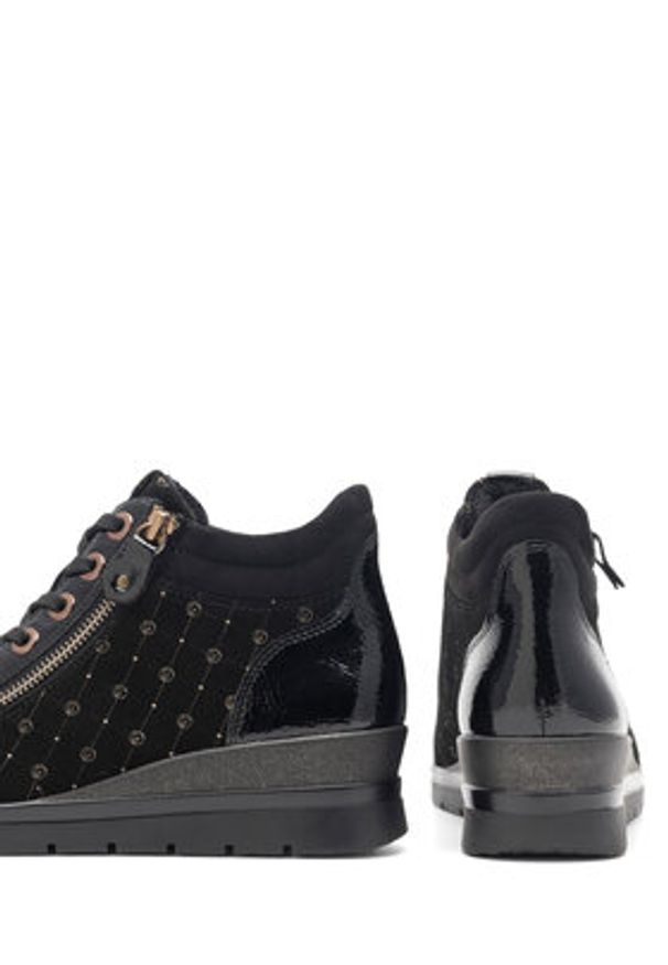 Remonte Sneakersy R0773-04 Czarny. Kolor: czarny. Materiał: skóra