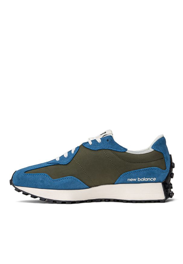 Sneakersy męskie niebieskie New Balance MS327LE1. Okazja: na co dzień, na spacer, do pracy. Kolor: niebieski. Sport: turystyka piesza
