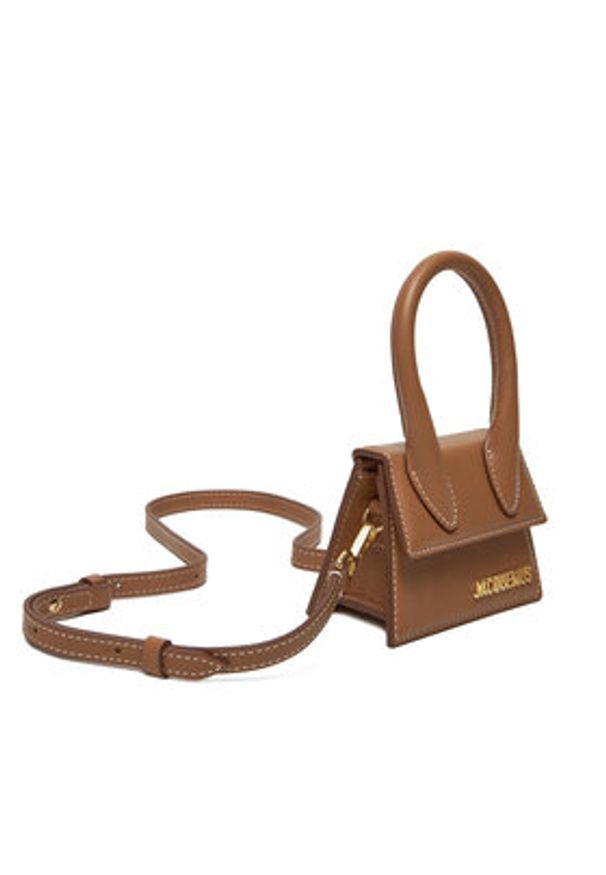 JACQUEMUS Torebka Le Chiquito 22H213BA001-3072 Brązowy. Kolor: brązowy. Materiał: skórzane