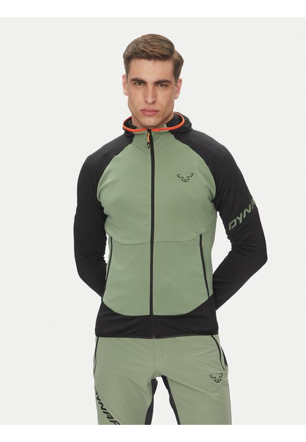 Dynafit Bluza Transalper Light Polartec Hoody 08-0000071176 Zielony Regular Fit. Kolor: zielony. Materiał: syntetyk