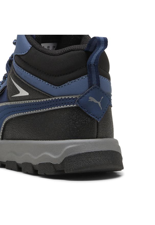 Puma - Dziecięc sneakersy Evolve Trail PUMA Persian Blue Cool Dark Gray Black. Kolor: czarny, szary, niebieski, wielokolorowy. Sport: turystyka piesza