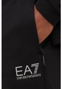 EA7 Emporio Armani dres męski kolor czarny. Kolor: czarny. Materiał: dresówka #7