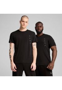 Puma - Męska koszulka PUMA Tech Triblend, czarna, 2XL. Kolor: wielokolorowy. Sport: fitness